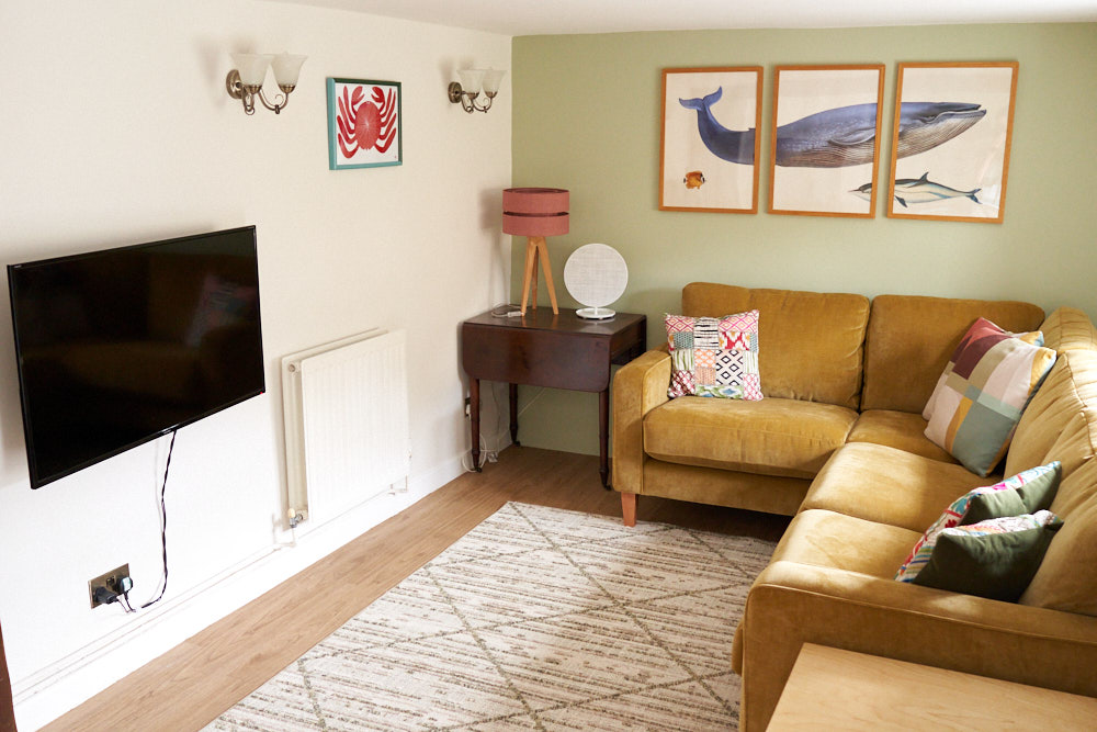 Living room at 1 Rose Cottage