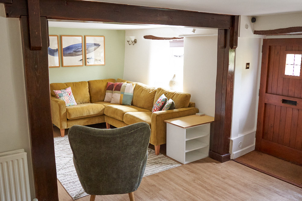 Living room at 1 Rose Cottage