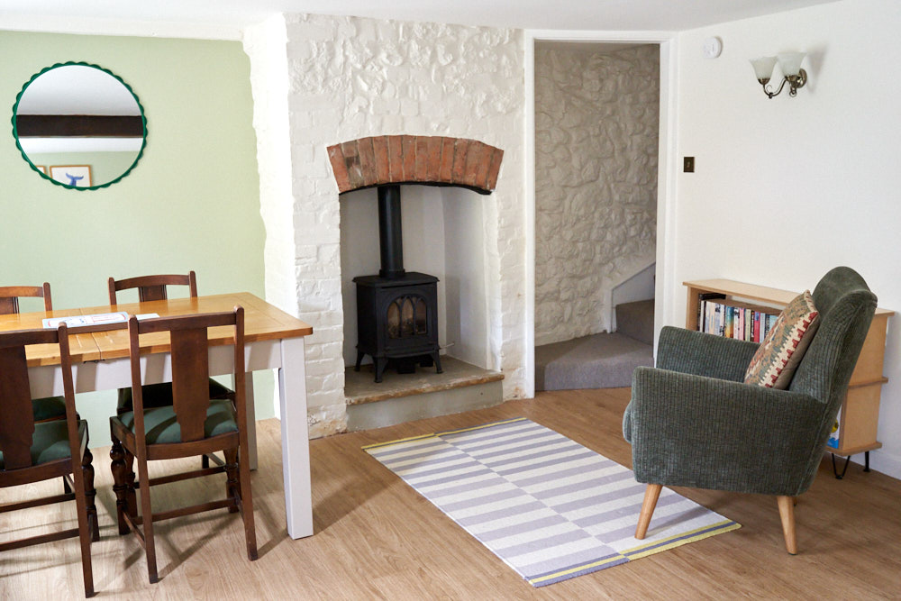 Dining room at 1 Rose Cottage