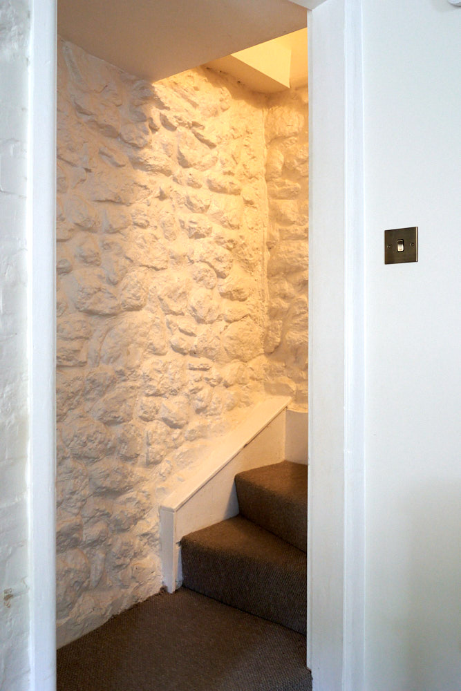 Staircase inside 1 Rose Cottage