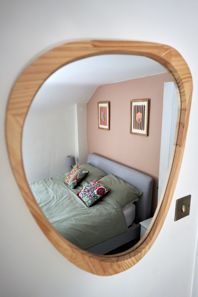 King-size bedroom at 1 Rose Cottage